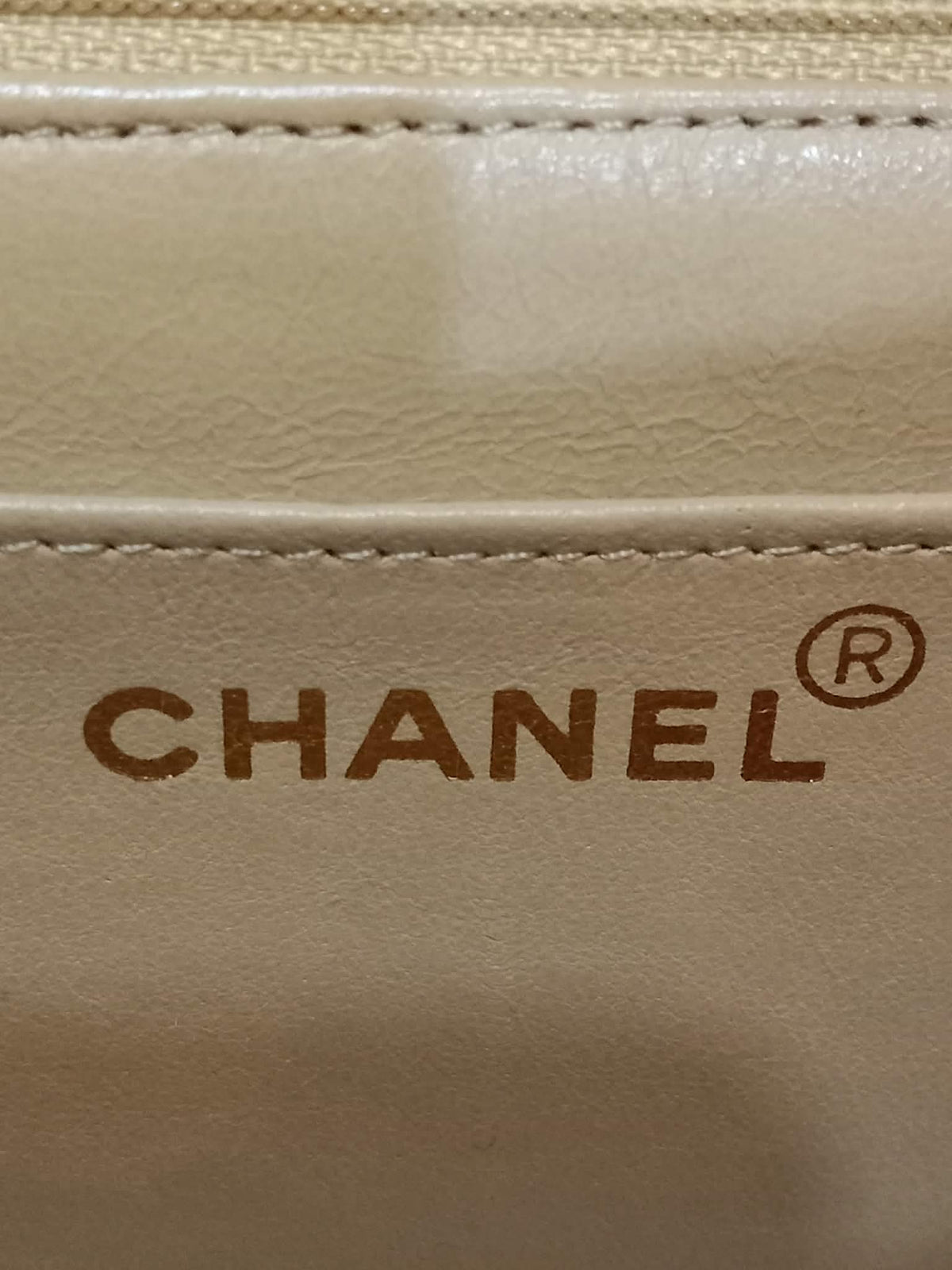 Chanel Diana Beige Lambskin Series 2