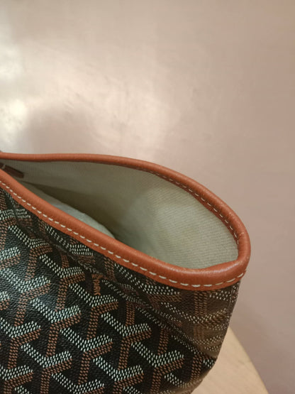 Goyard Saint Louis Tote Bag Noir/Naturelle PM