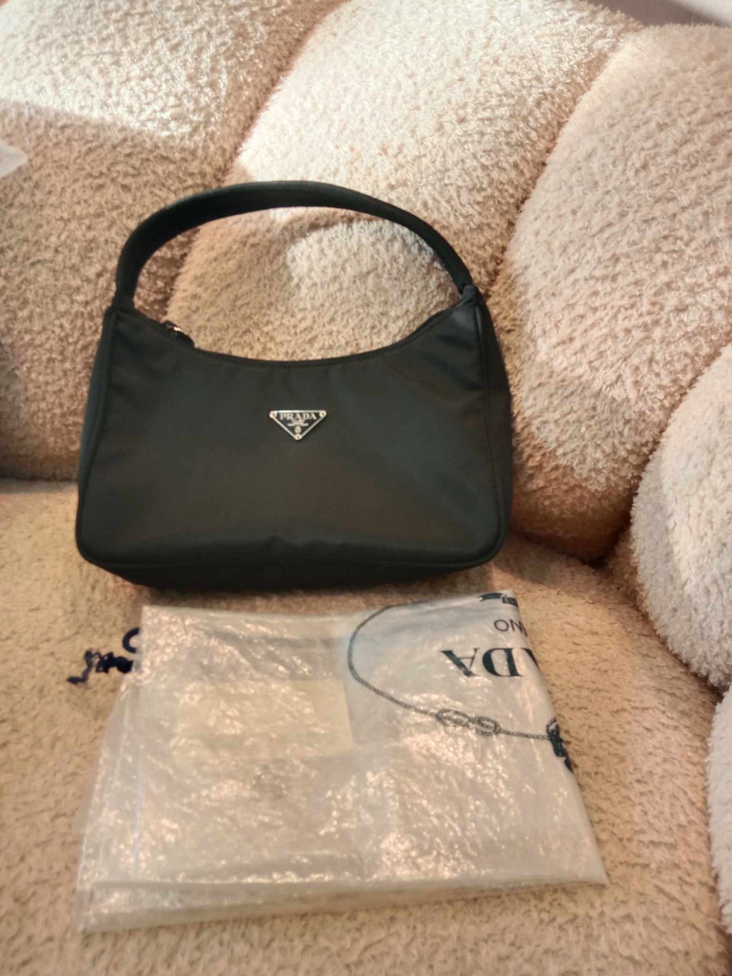 Prada Tessuto Mini Nylon Bag Black