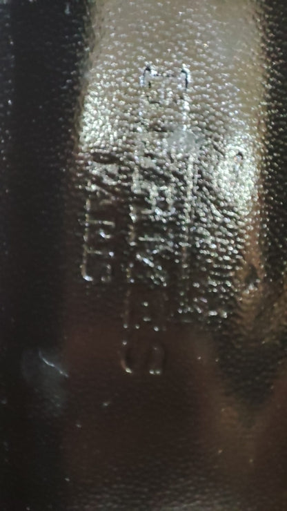 Hermes Pump Heels Velvet Noir Size 37