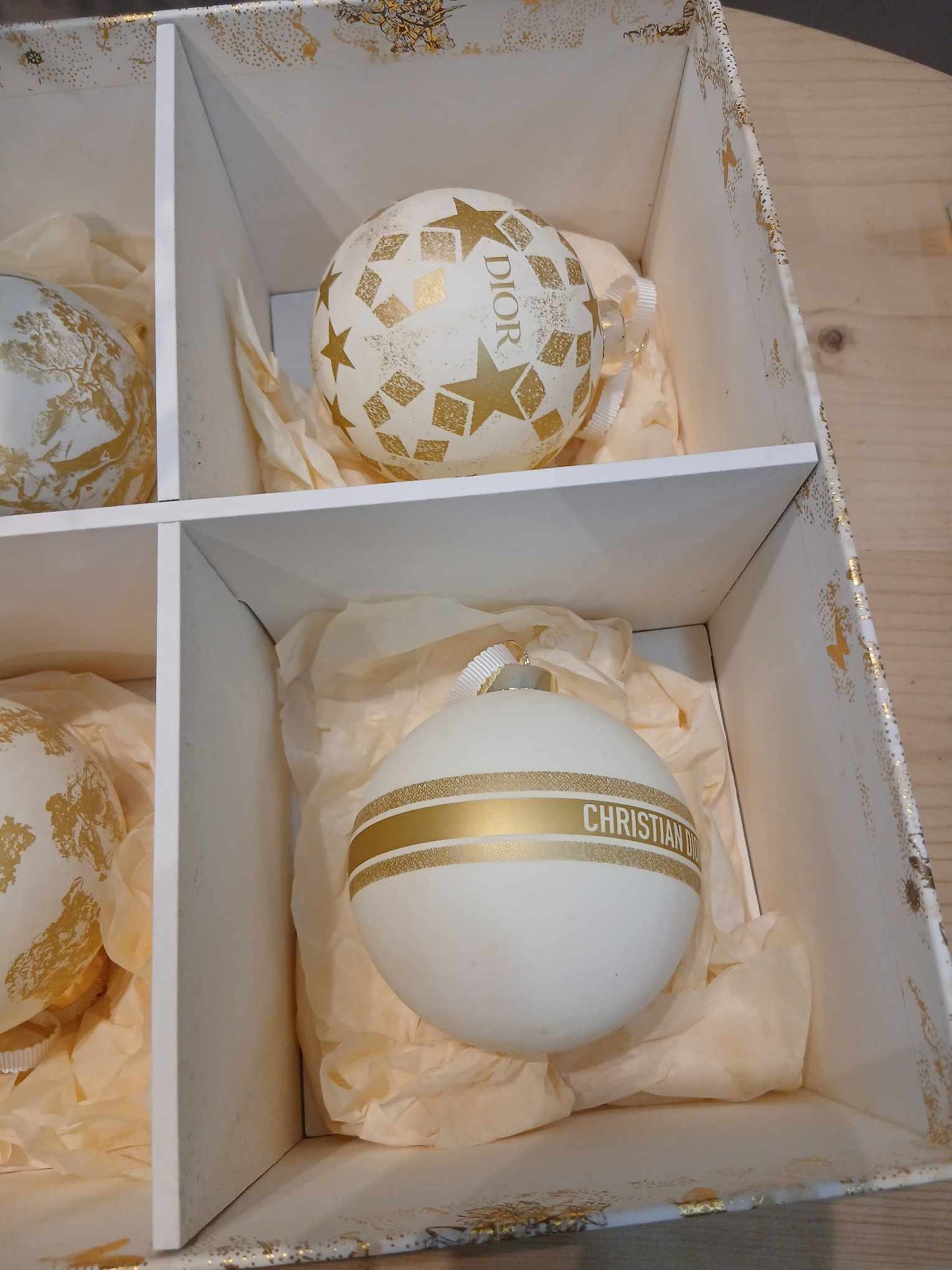 Christian Dior Christmas Ornaments