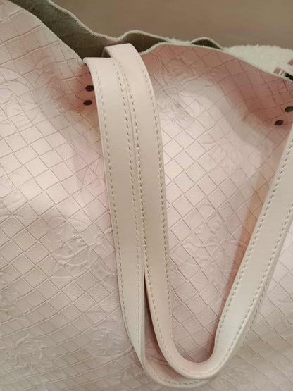 Bottega Veneta Butterfly Intrecciato Tote Bag Pink