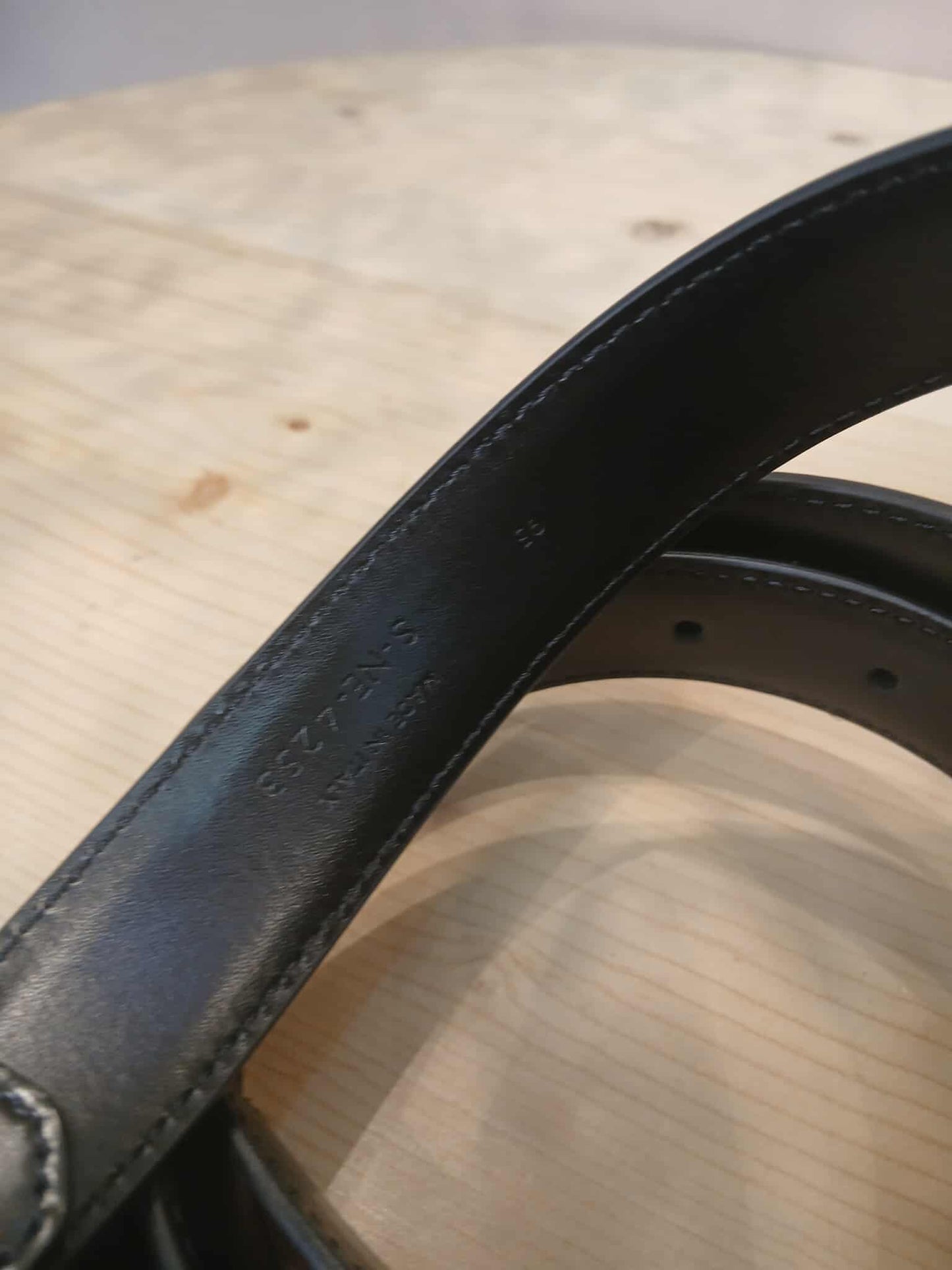 Celine Triomphe Black Belt 95 CM
