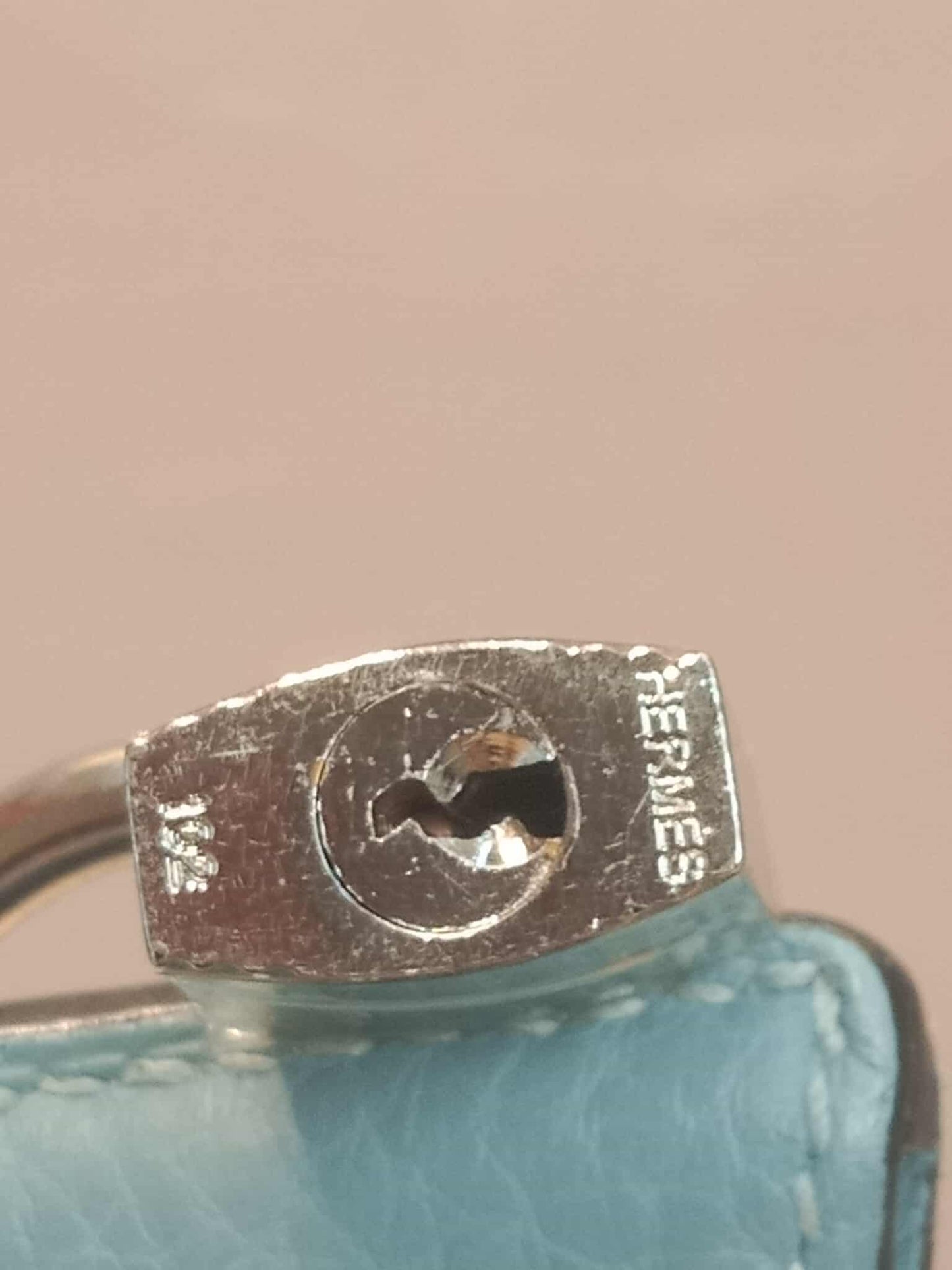 Hermes Jypserie 34 Blue Clemence Stamp M Square 2009