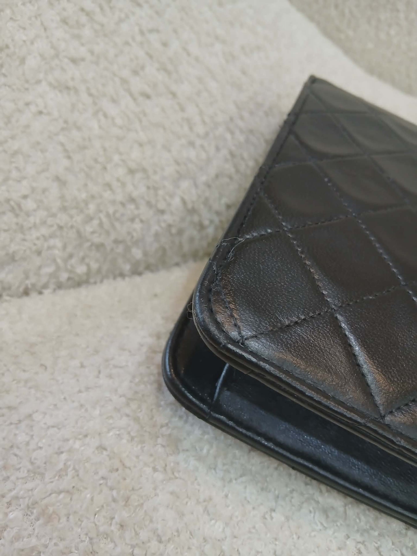 Chanel Matelasse Lambskin Double Turn Lock Vintage Mini Briefcase Series 1