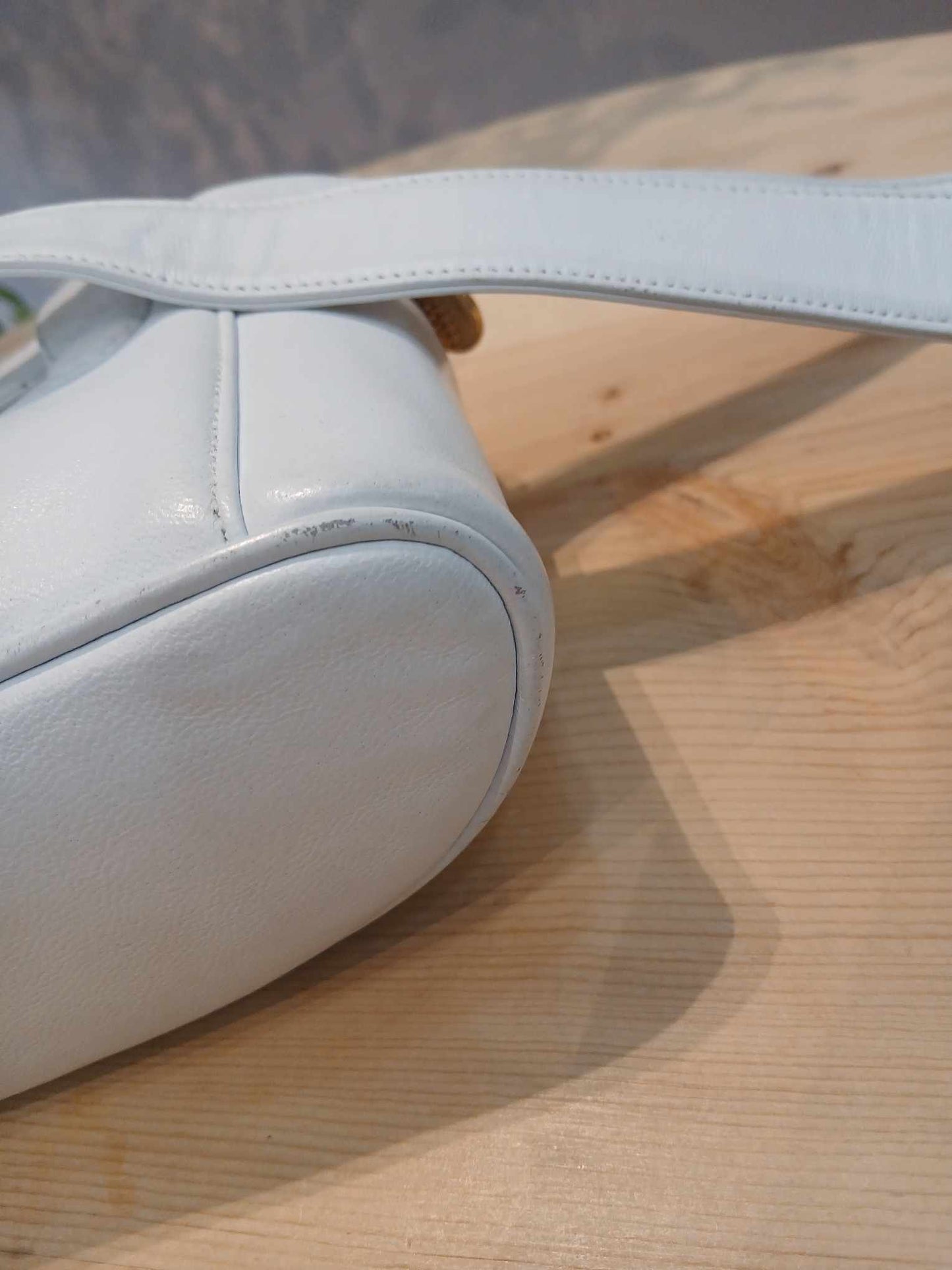 Chanel Belt Bag White Lambskin Series 2