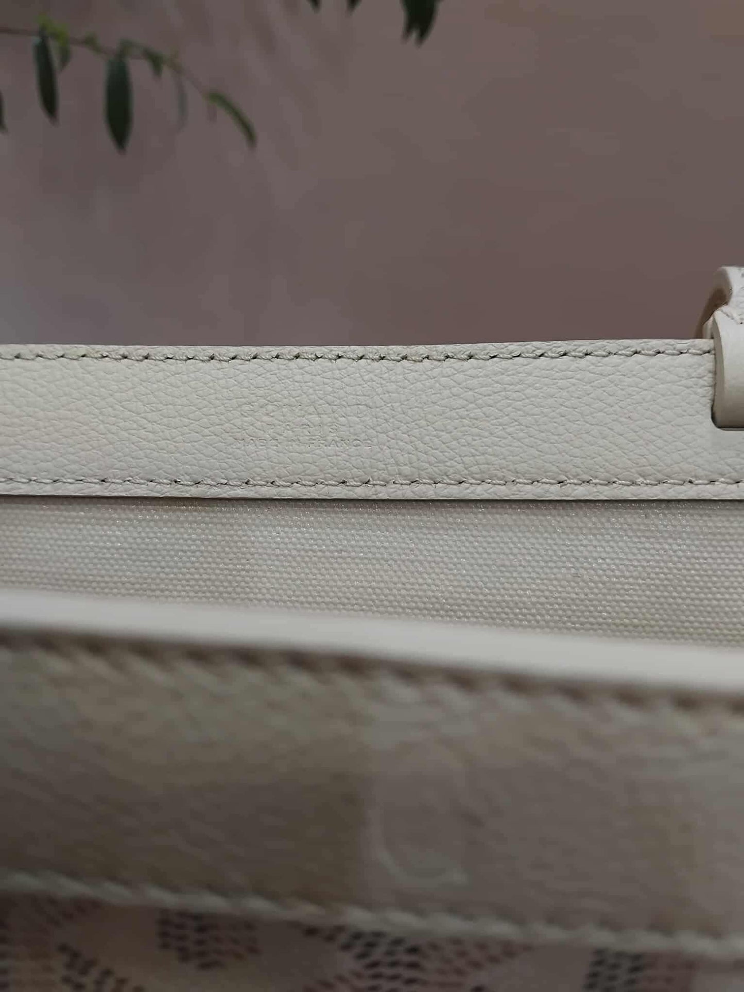 Goyard Bellechasse Biaude White PM
