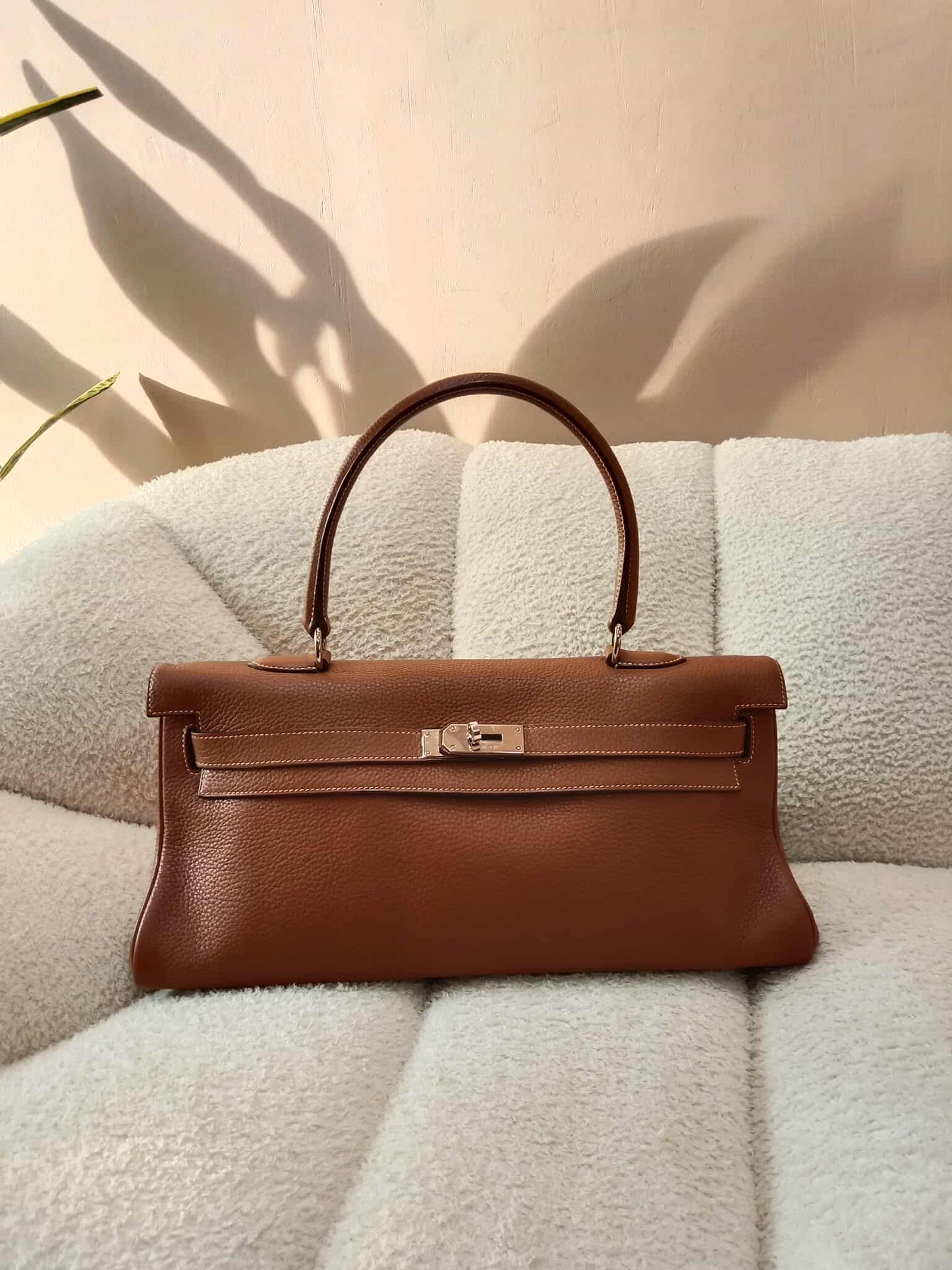 Hermes JPG 42 Gold Clemence Stamp N Square 2010