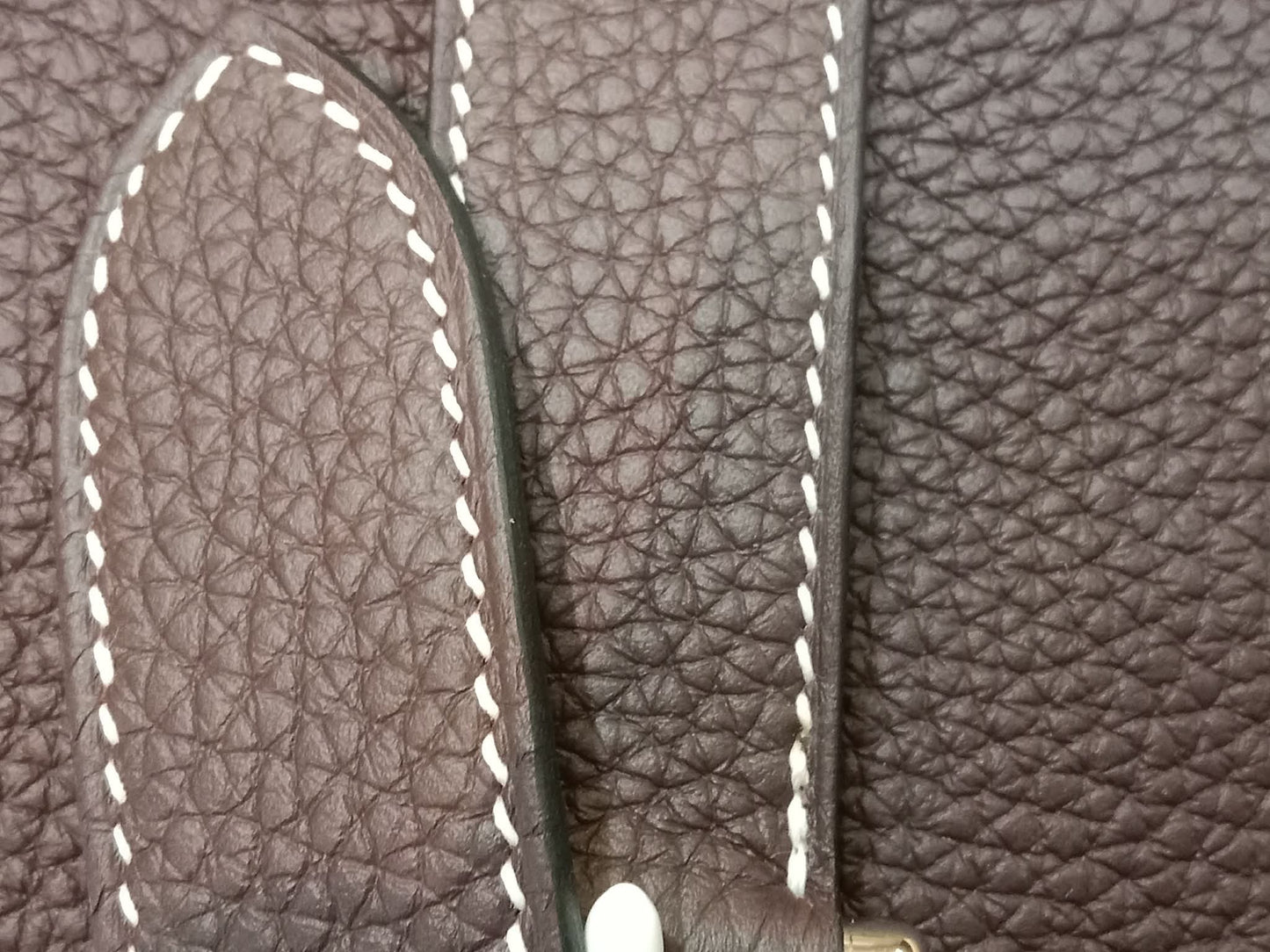 Hermes Halzan 31 Clemence Bicolor Rouge/Pink Stamp B 2023