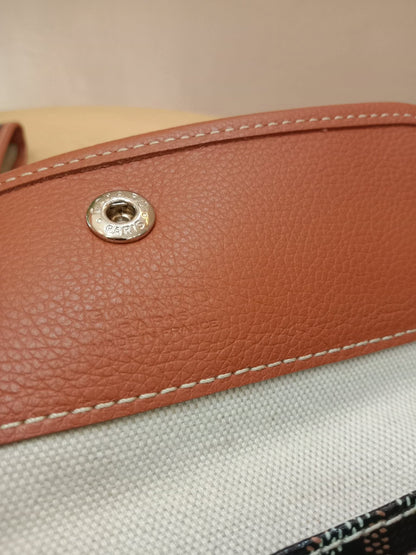 Goyard Saint Louis Tote Bag Noir/Naturelle PM