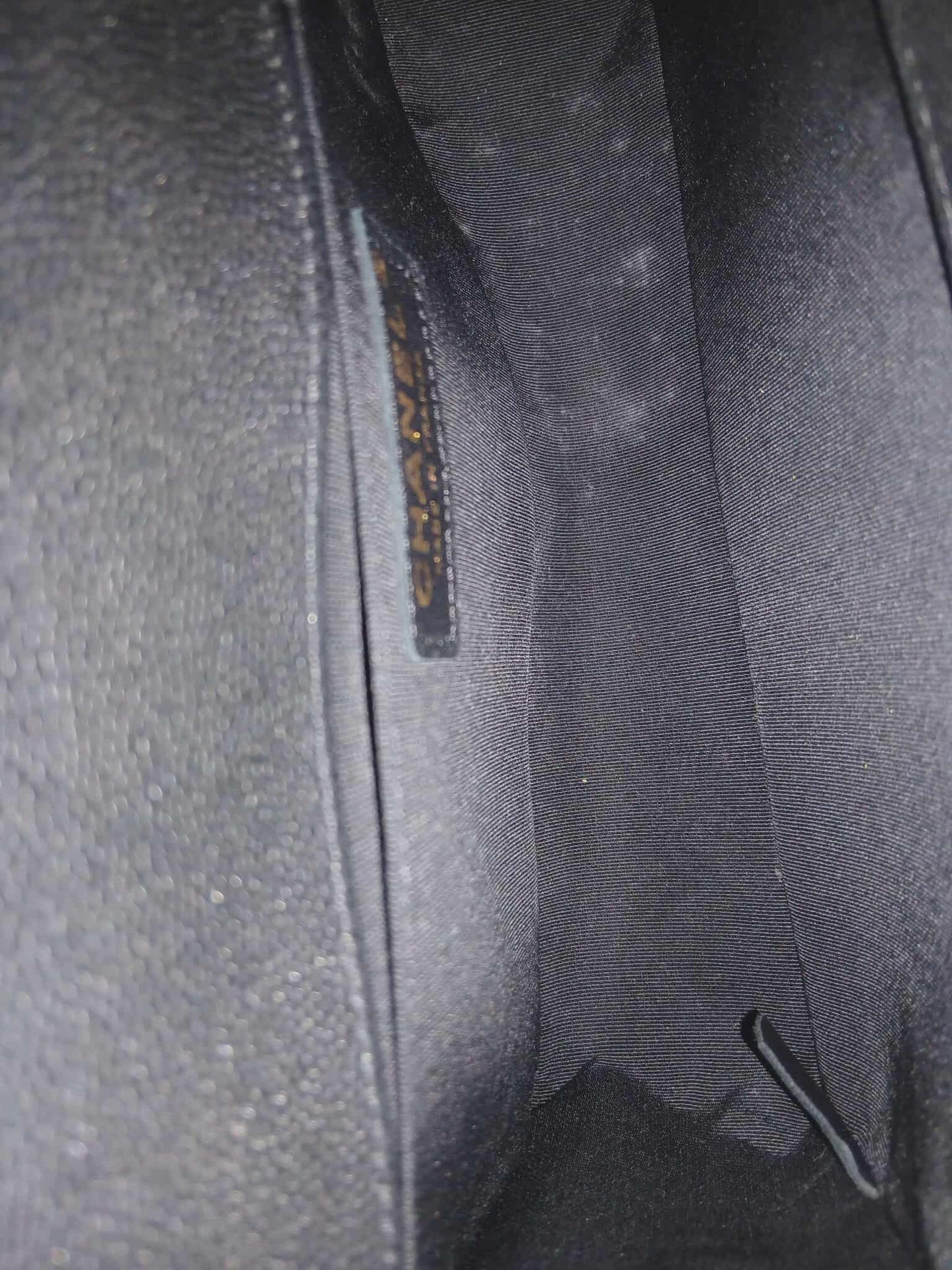 Chanel Leboy Caviar Old Medium Black Series 23