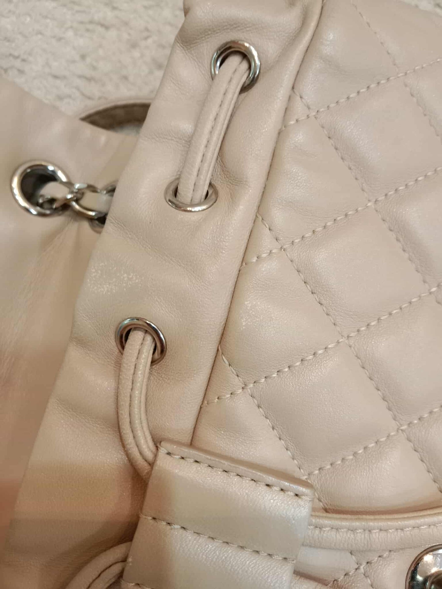 Chanel Urban Spirit Backpack Beige Series 22