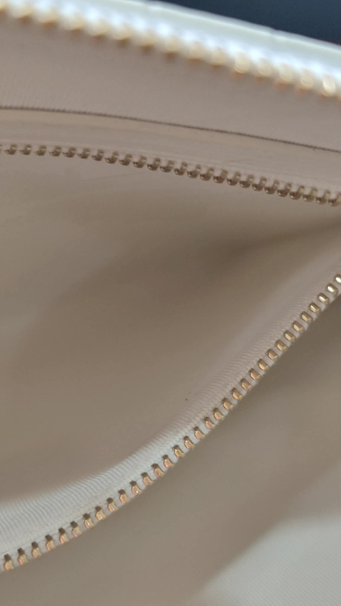 Chanel OCase Croc Embossed White Series 28