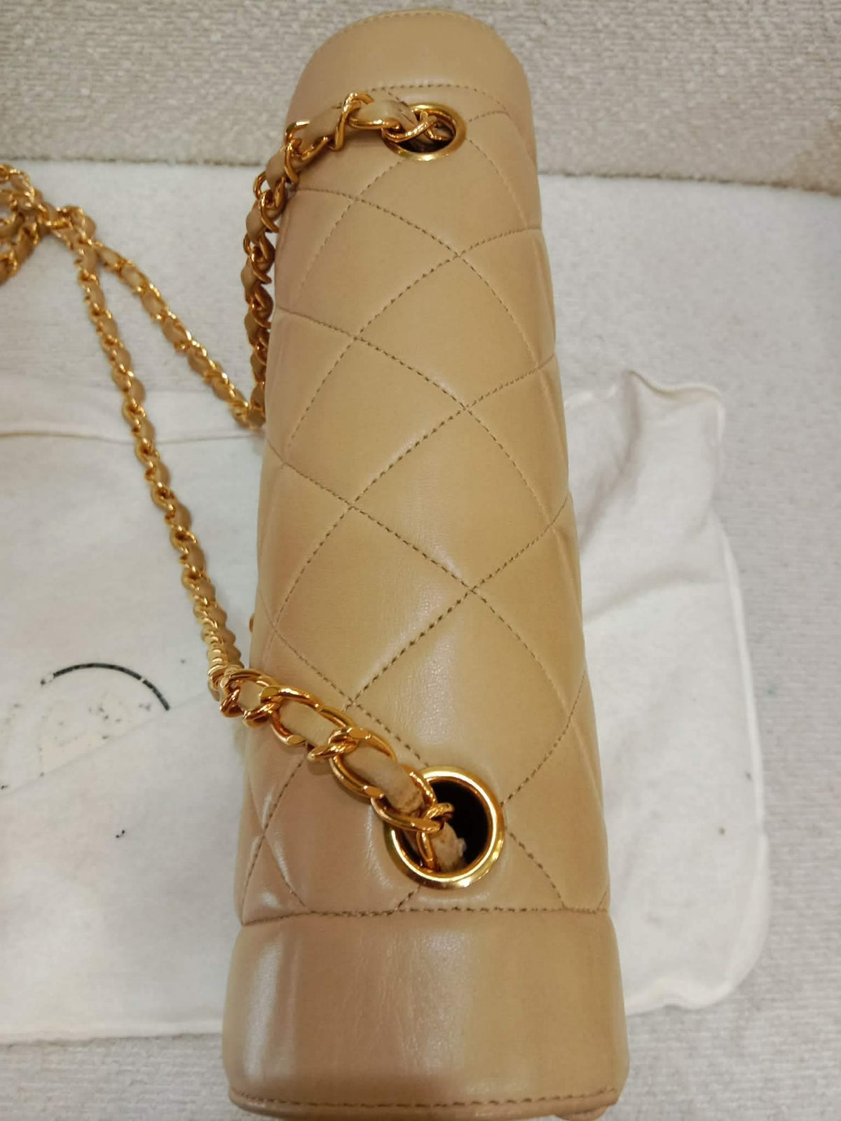 Chanel Diana Beige Lambskin Series 2