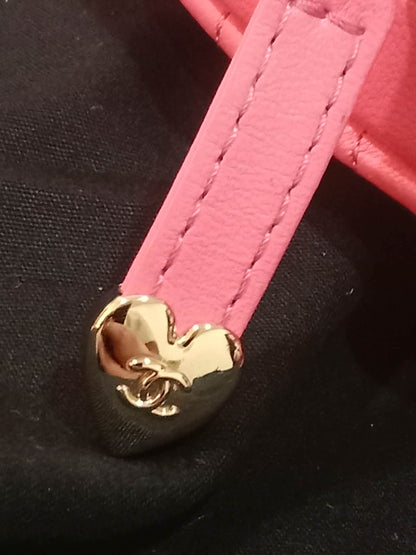 Chanel CC in Love Heart Bag Lambskin Pink Microchipped