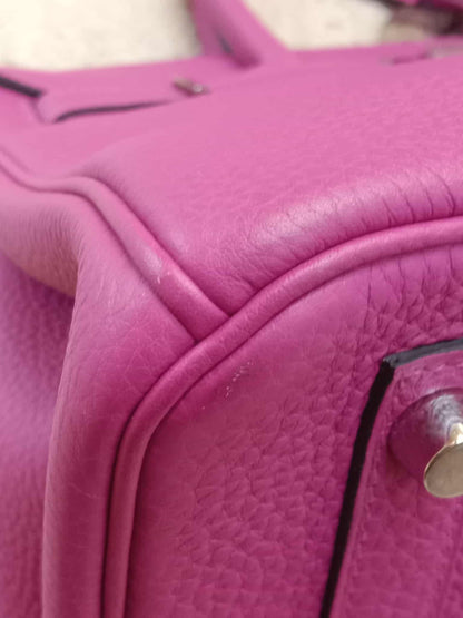 Hermes Birkin 30 Pink Fanta Togo Stamp A 2017