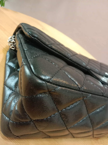 Chanel Reissue Flap Bag Iridescent Aged Calfskin Black Series 12