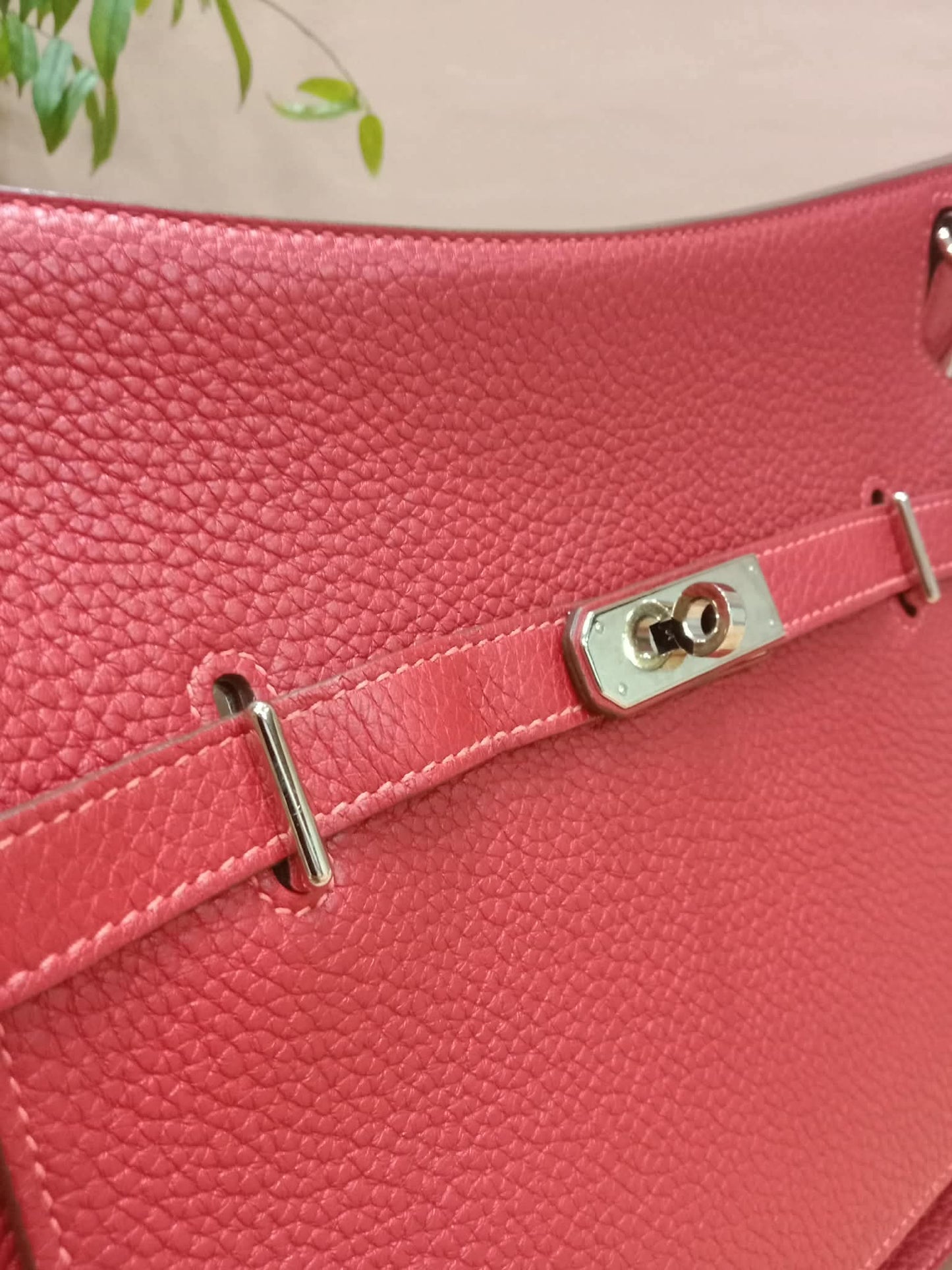 Hermes Jypserie 28 Rouge Casaque Clemence Stamp B 2023