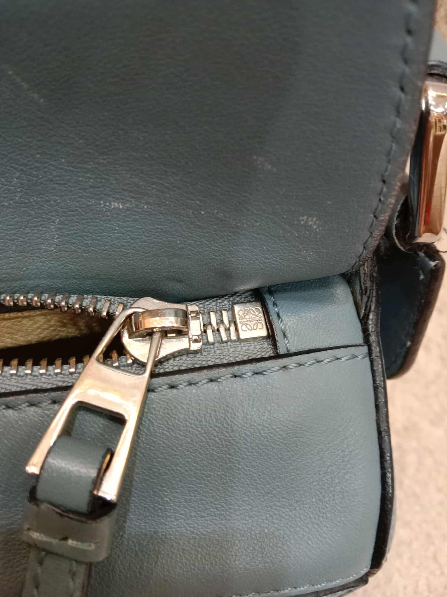 Loewe Puzzle Bag Small Blue