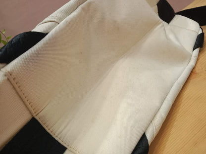 Chanel Sport Line Bag with Interlocking CC Logo Canvas Black/White