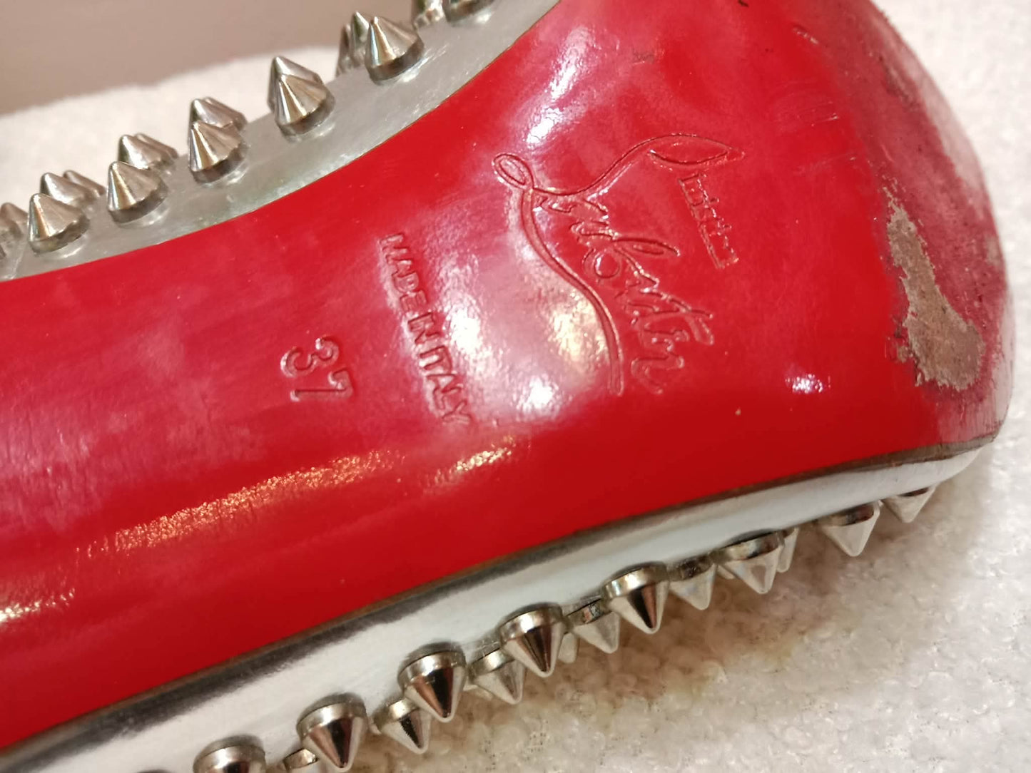 Christian Louboutin Condora Spikes Pumps Size 37