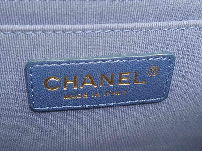 Chanel Denim Mini Flap Bag Microchipped