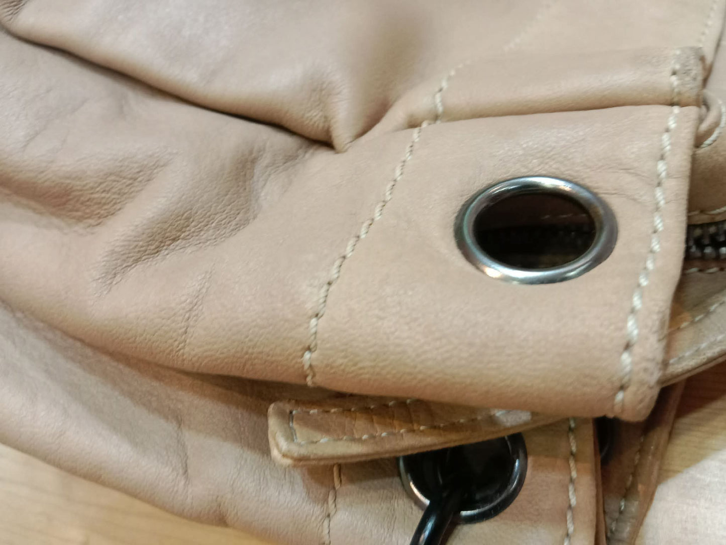 Chanel LAX Accordion Beige Lambskin Series 8