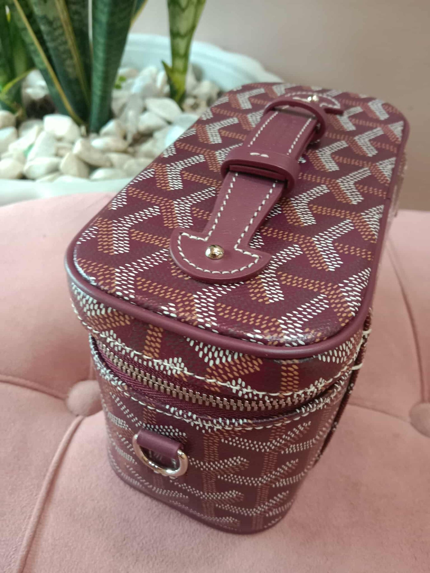 Goyard Vanity Souple Muse Bordeaux