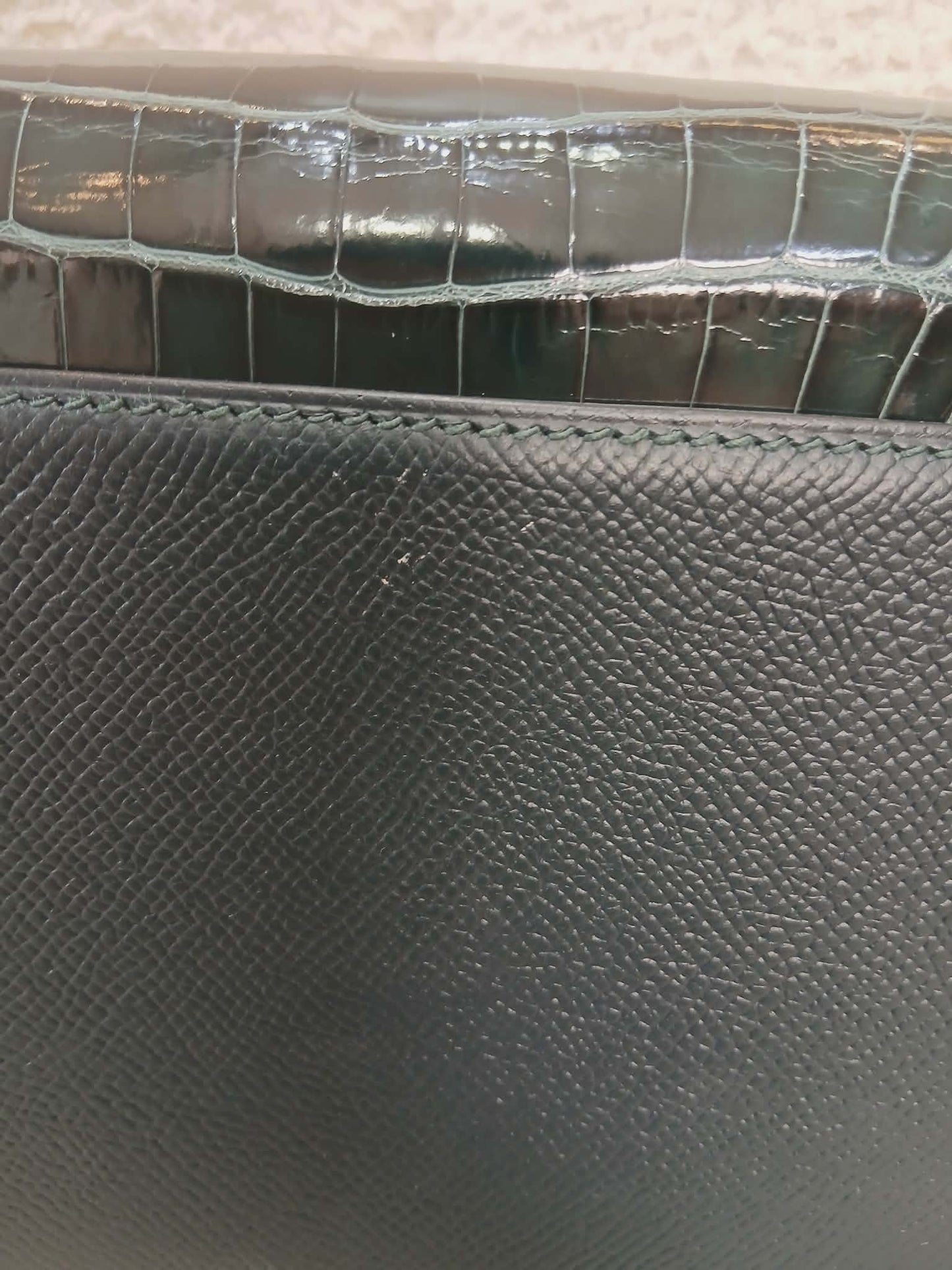 Hermes Sac Verrou Touch Chaine Mini Marquete Cypress Noir Stamp Y 2020