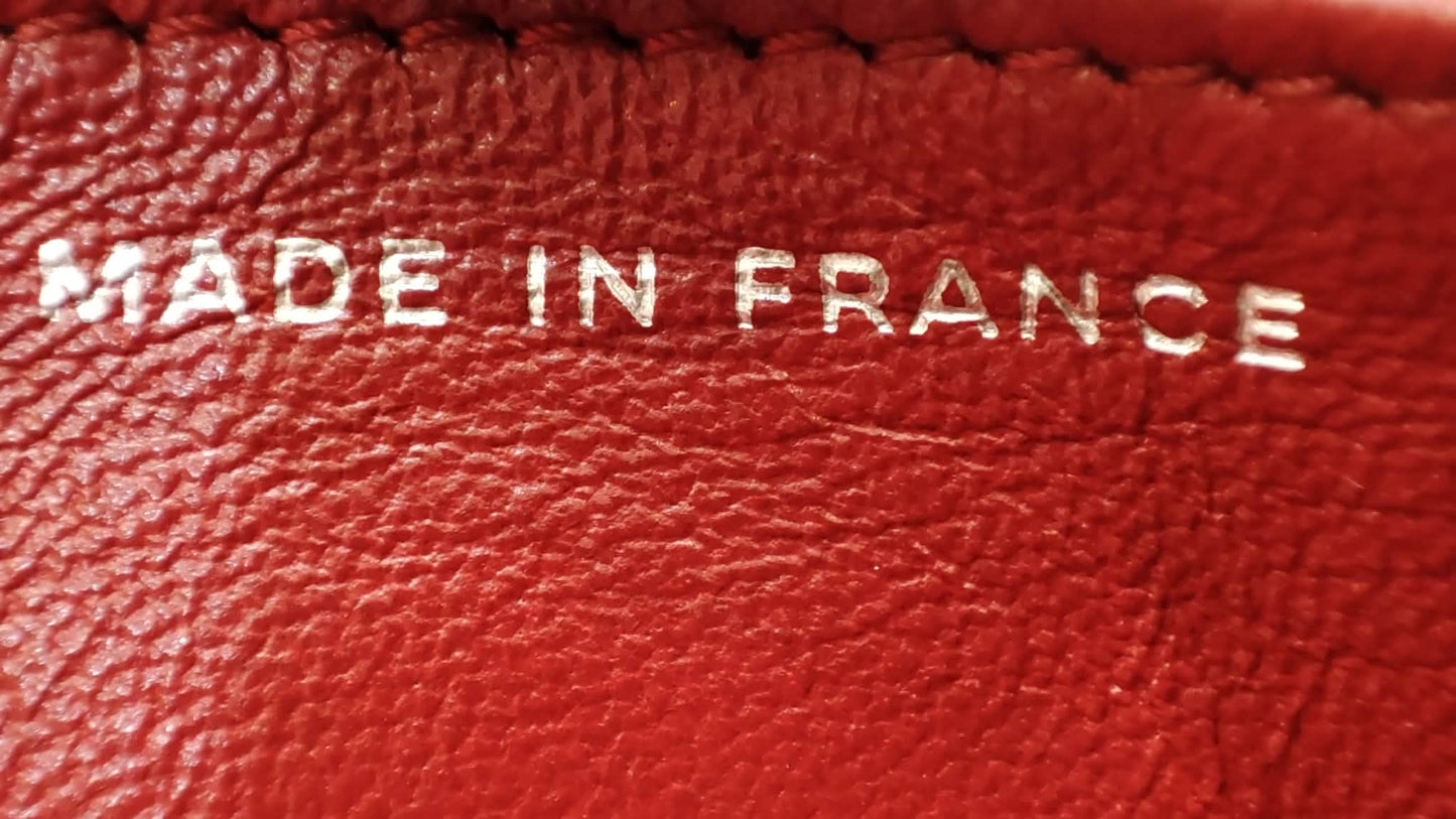 Chanel Wallet on Chain Red Lambskin Series 16