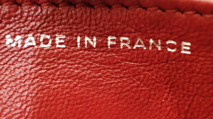 Chanel Wallet on Chain Red Lambskin Series 16