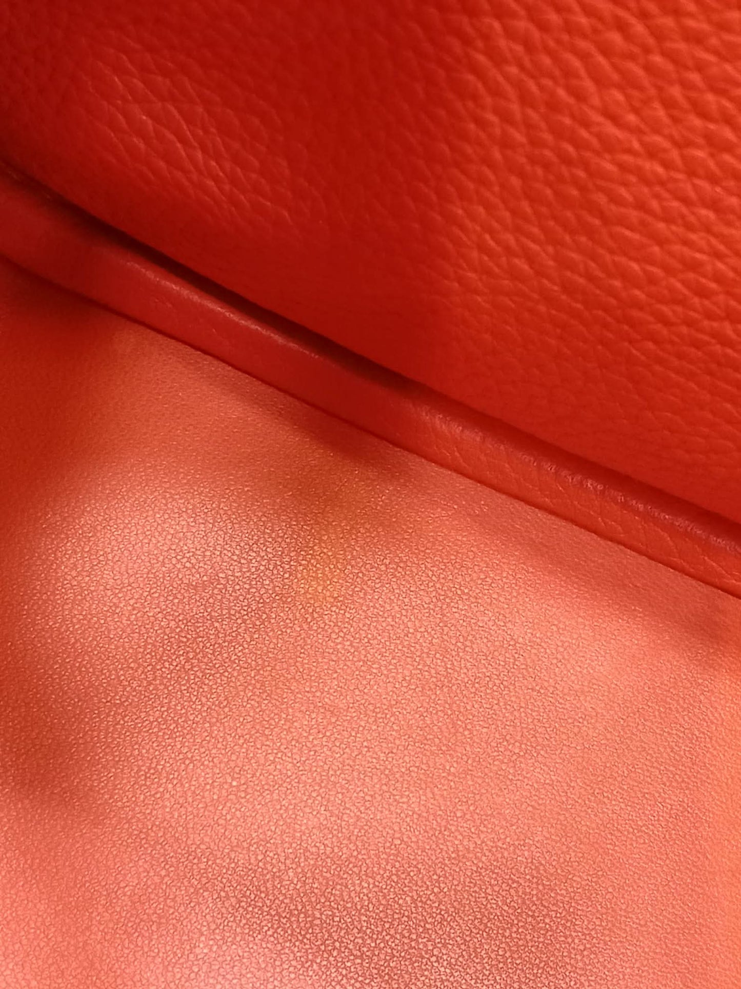 Hermes Lindy 26 Clemence Coral Red Stamp X 2016