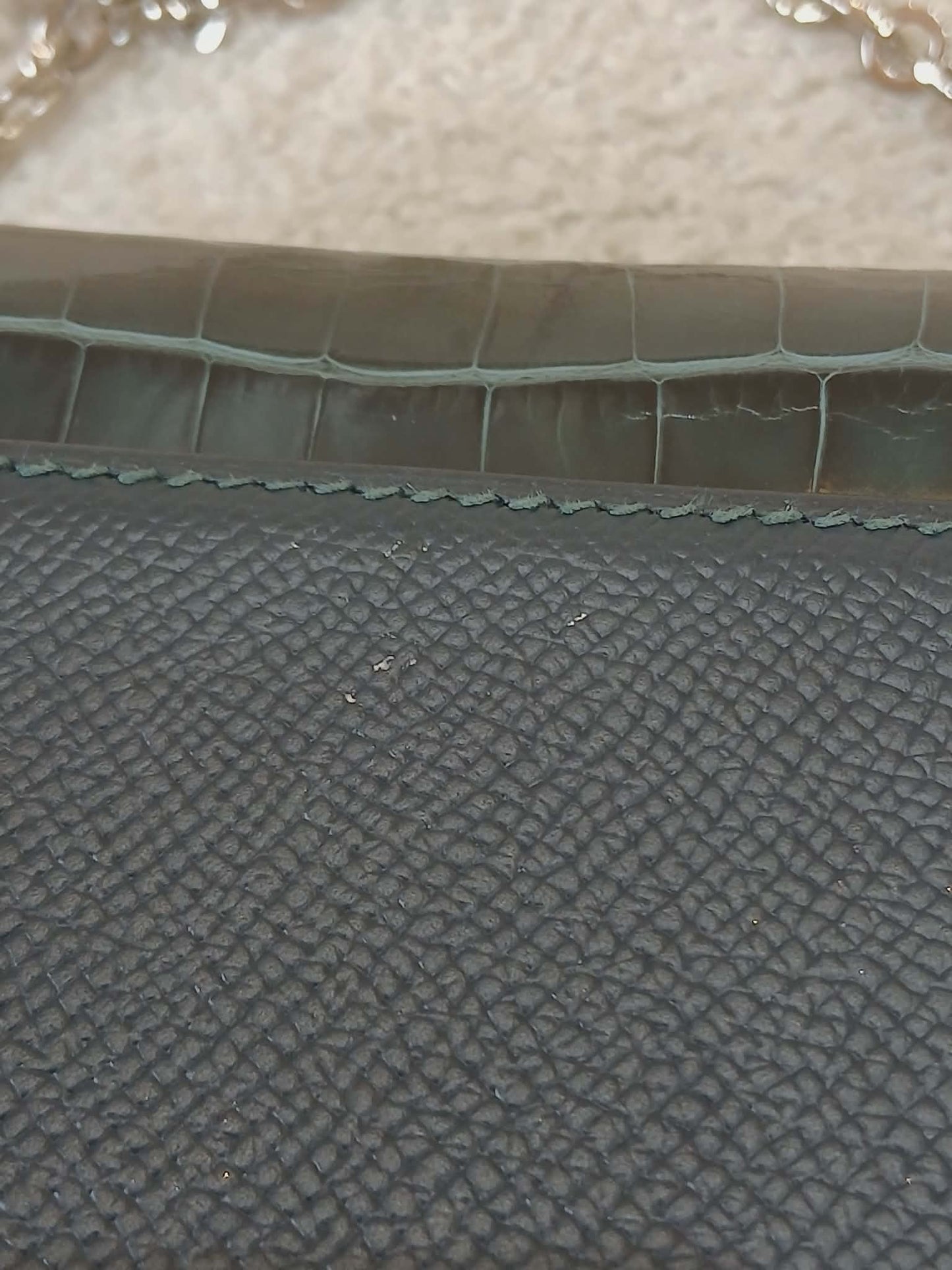 Hermes Sac Verrou Touch Chaine Mini Marquete Cypress Noir Stamp Y 2020