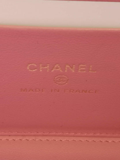 Chanel Vanity Tophandle Lambskin Pink Microchipped