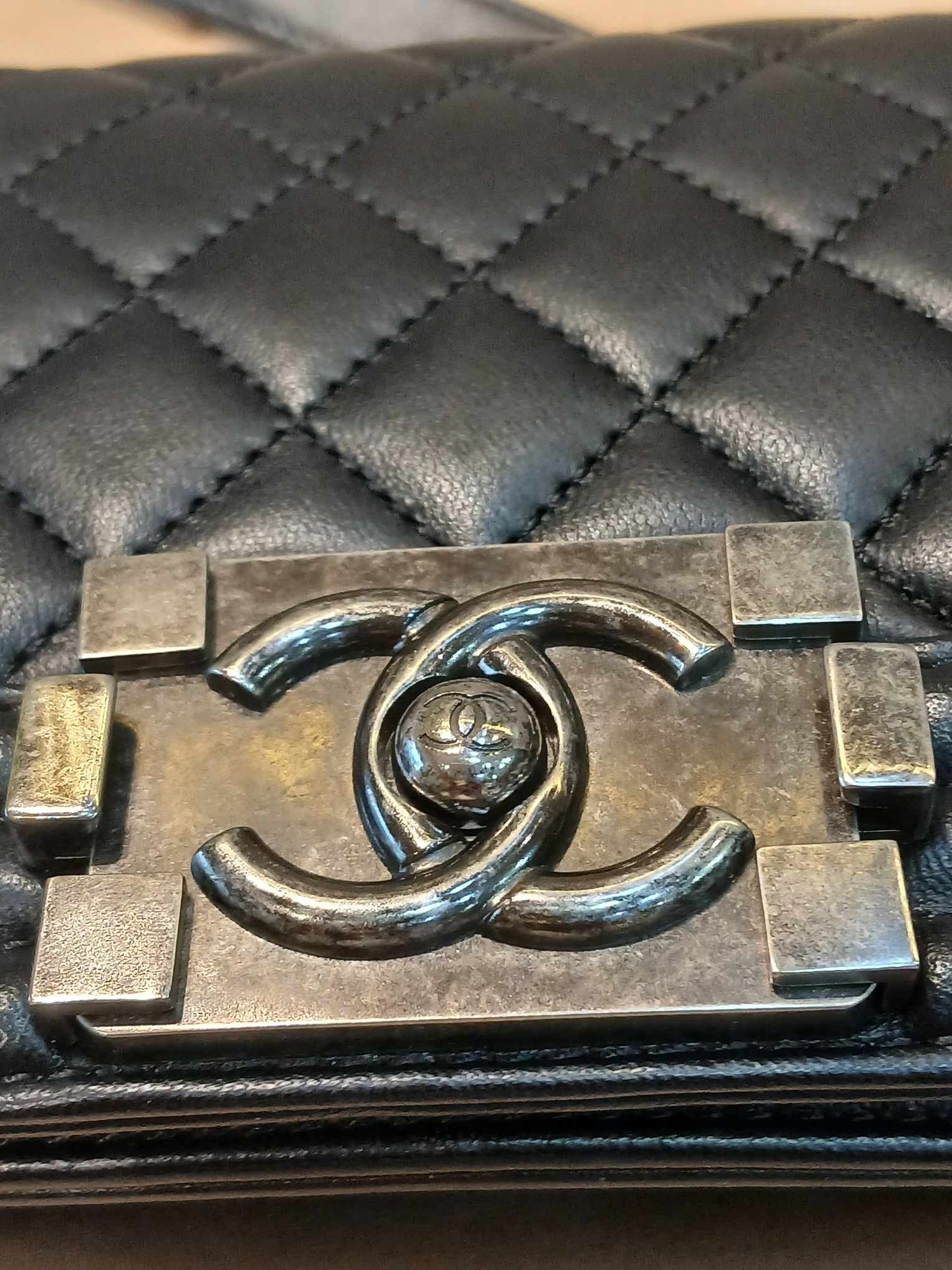 Chanel Leboy Lambskin Small Black Series 23