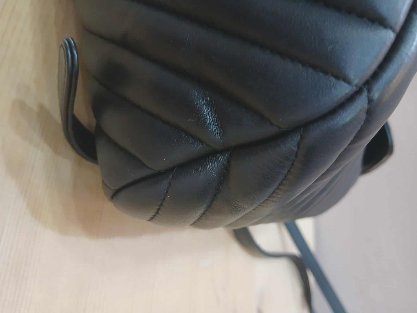 Chane Urban Spirit Backpack Chevron Lambskin Black Series 22