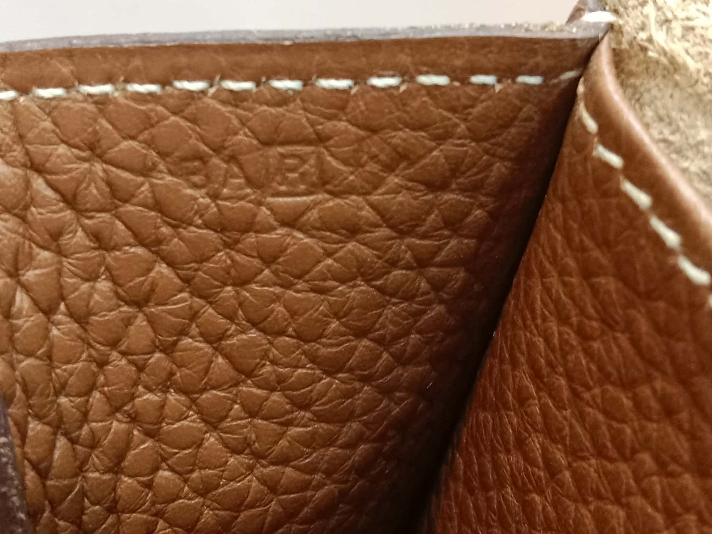 Hermes Halzan 31 Clemence Gold Stamp R 2014