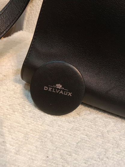 Delvaux Tempete Handbag Black MM