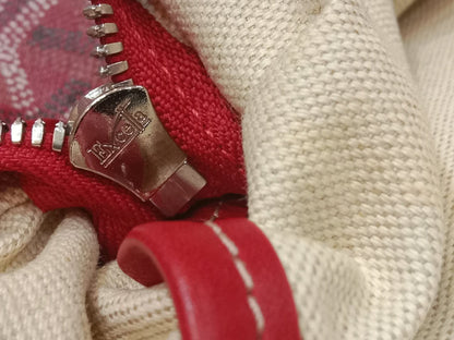 Goyard Boheme Hobo Bag Red Monogram Canvas Fidji Chevron Print