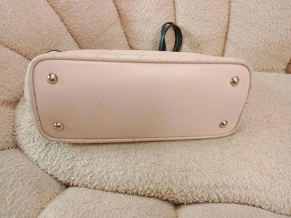 Chanel Shopping Fever Tote Bicolor Pink/Black Caviar Series 19