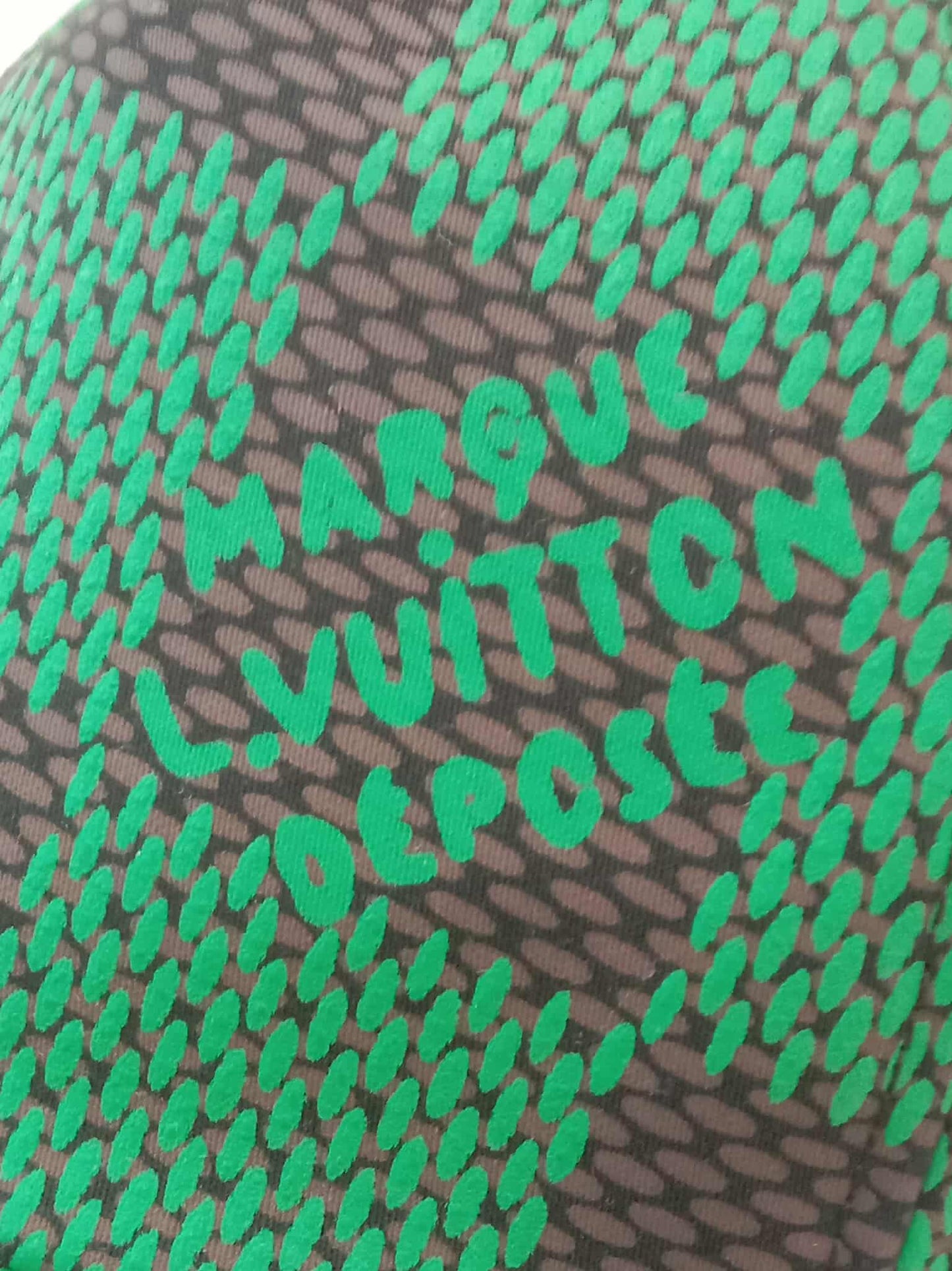 Louis Vuitton Damier Pop Cap in Green Canvas