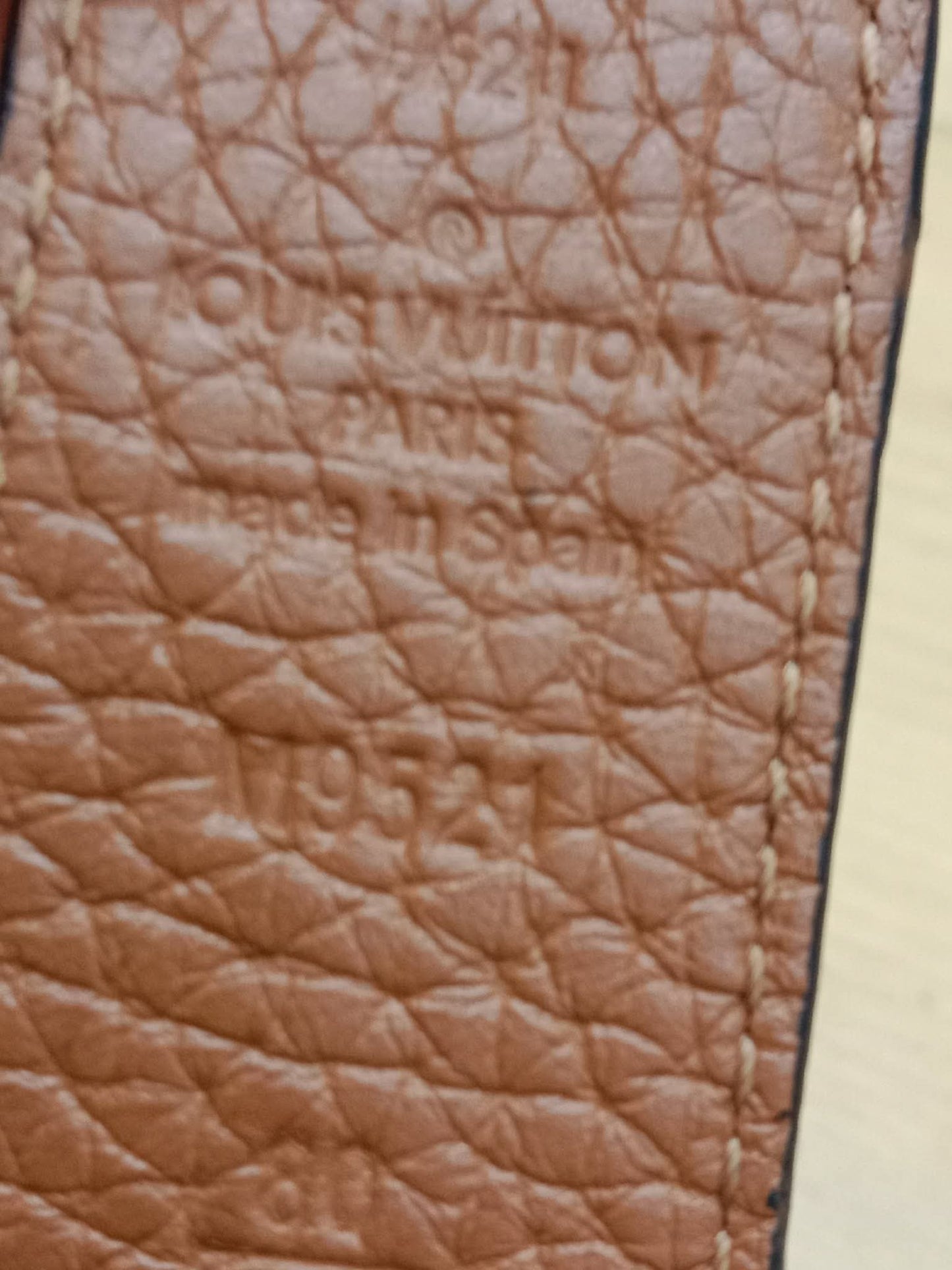 Louis Vuitton Taurillion Calfskin 30mm Reversible Belt Brown/Black