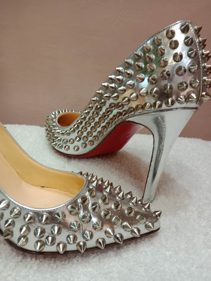Christian Louboutin Condora Spikes Pumps Size 37