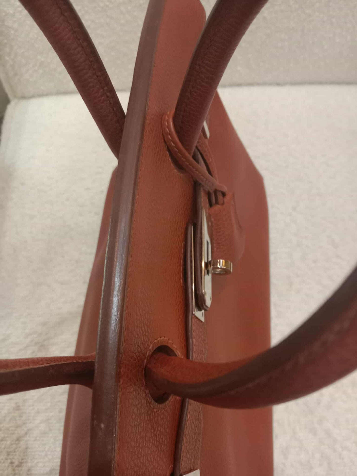 Hermes Birkin 30 Ardennes Noisette Stamp I Square 2005