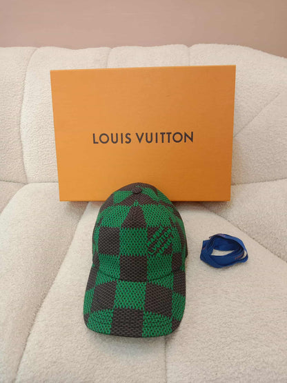 Louis Vuitton Damier Pop Cap in Green Canvas