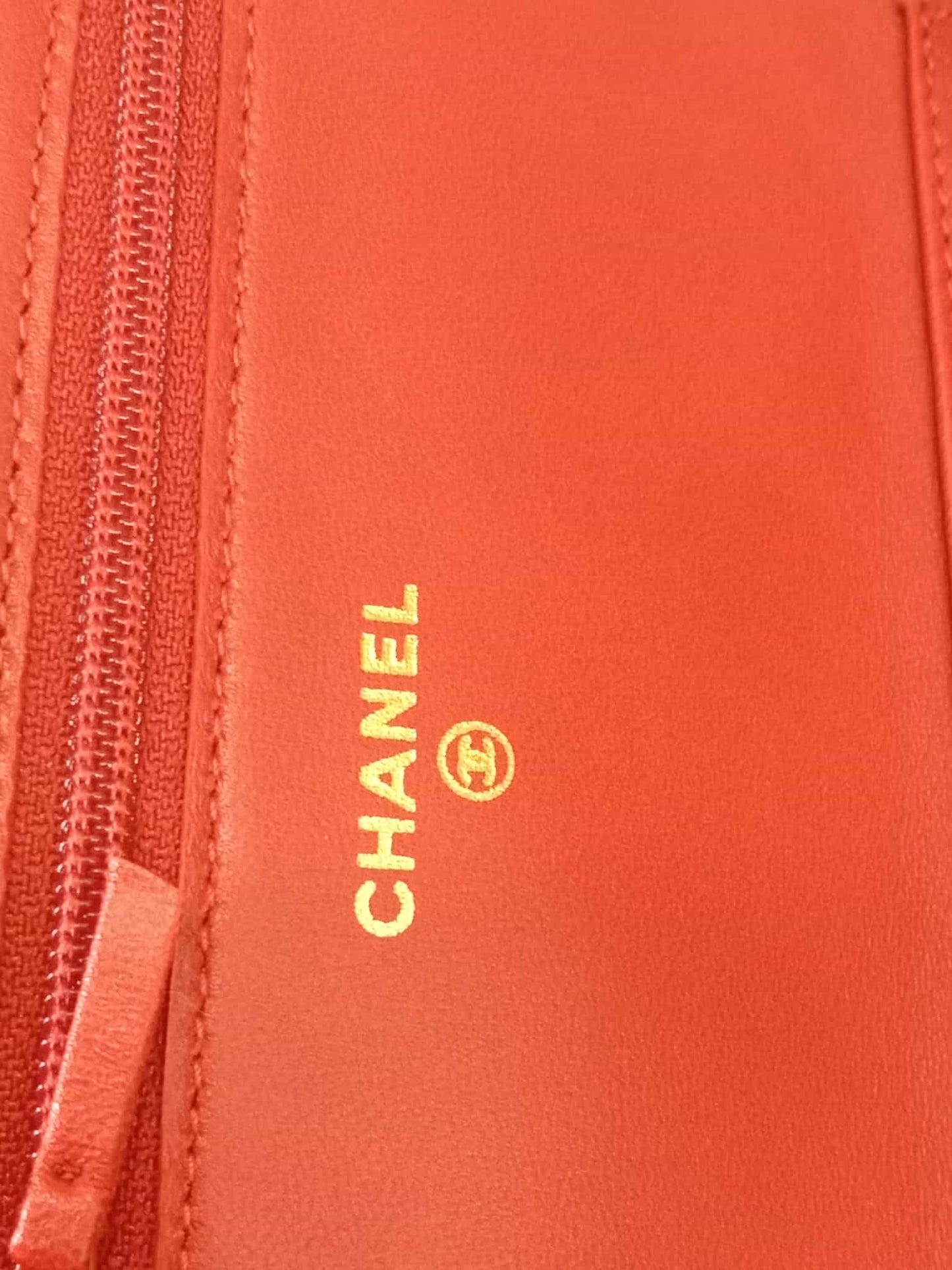 Chanel Wallet on Chain Lambskin Red Series 13