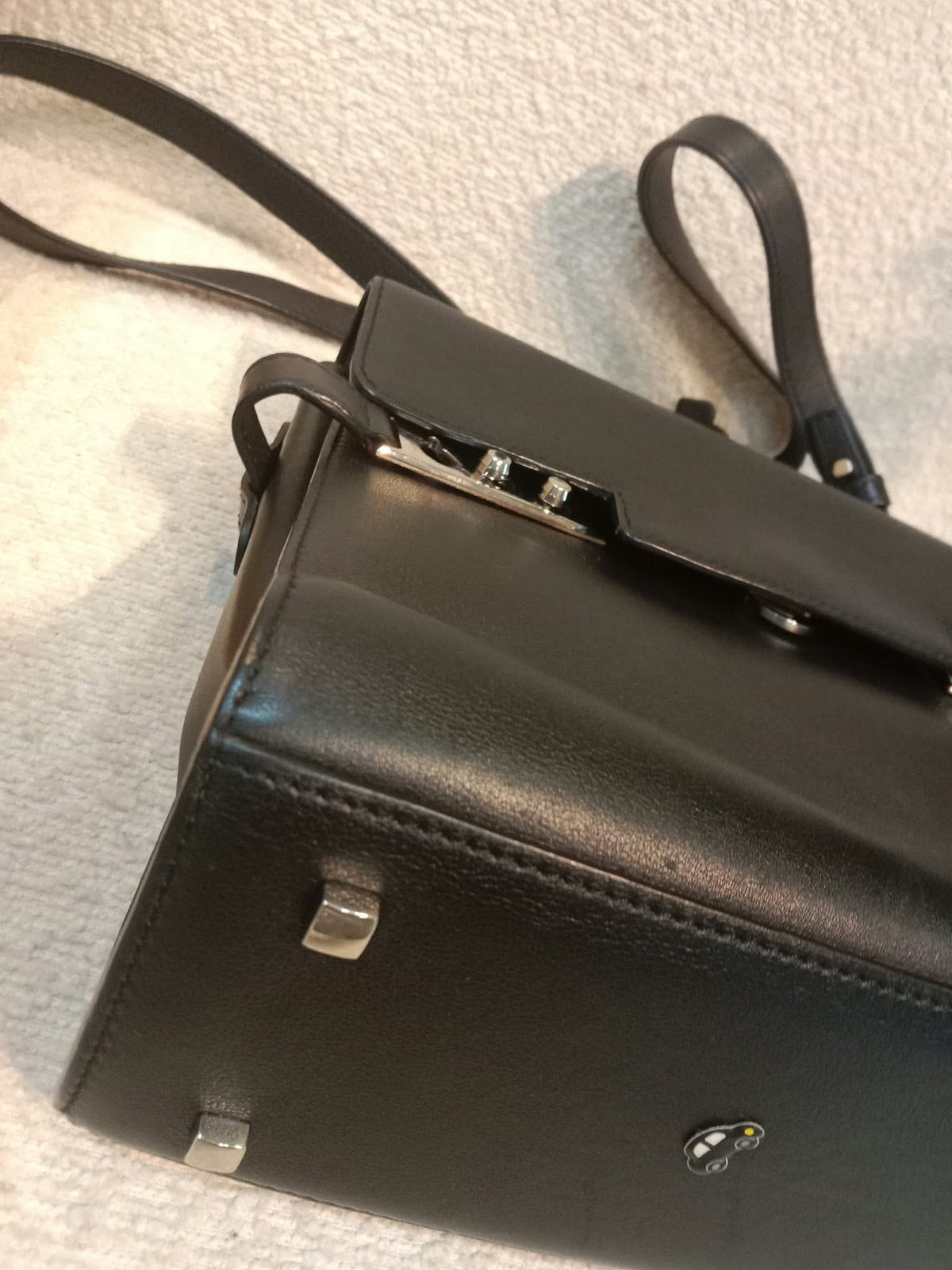 Delvaux Tempete Handbag Black MM