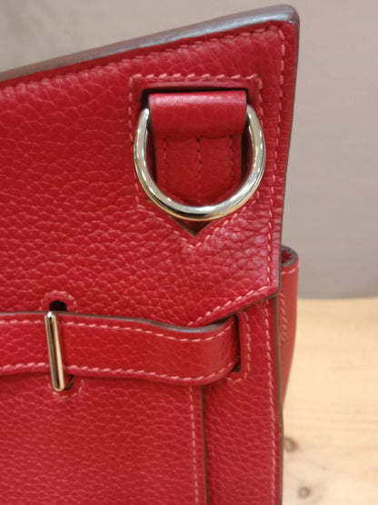 Hermes Jypserie 28 Rouge Casaque Clemence Stamp B 2023