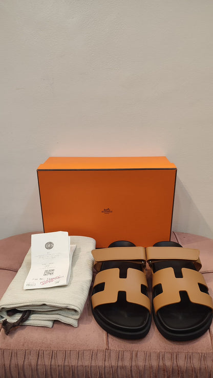 Hermes Chypre Camel Size 38.5