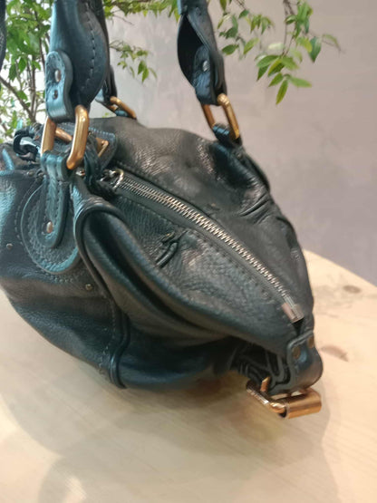 Chloe Paddington Leather Handbag Black